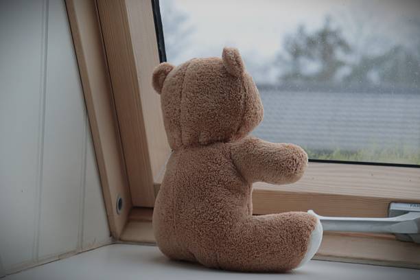 istock Lonely Child Waiting by Window for Working Parents 2246537240