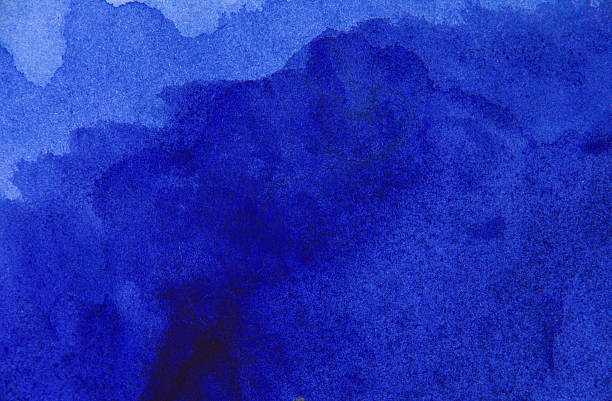 istock Blue abstract background in watercolor style 2246537272