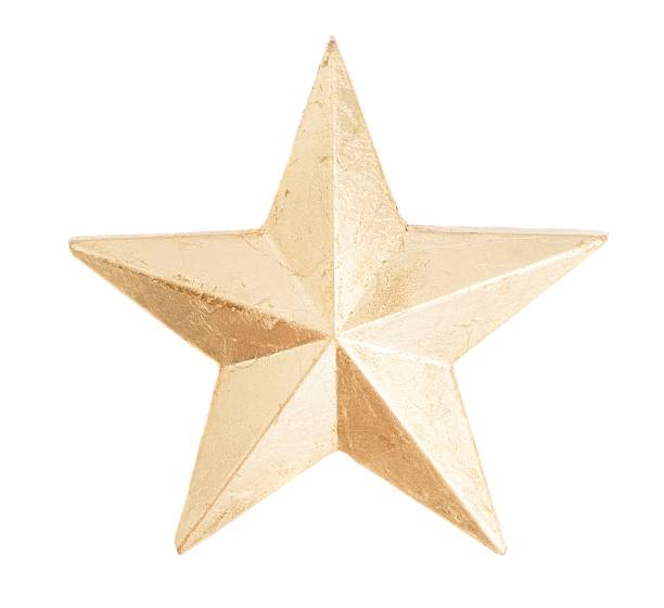 istock Gold star emblem on white background textured metallic finish with soft shadow premium minimalist design ideal for award recognition branding celebration sticker badge logo 2246541272