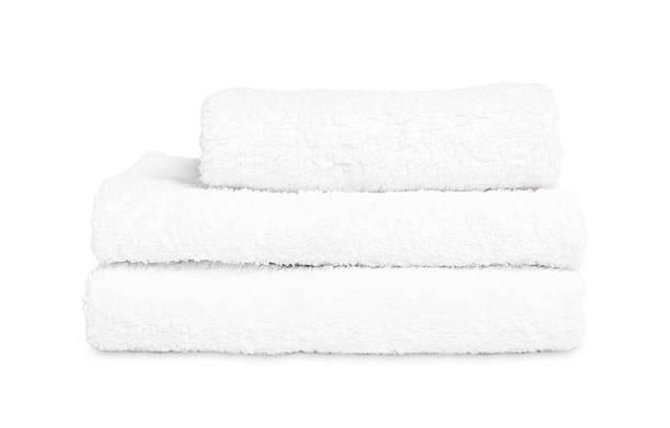 istock Stack of terry towels isolated on white 2246543130