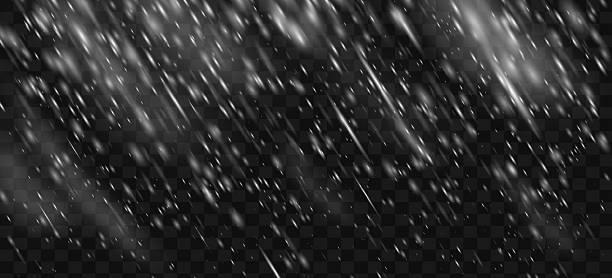 istock Snow blizzard snowstorm effect background with white falling snowflake png overlay. Transparent winter frozen texture for cold night sky or ice wind. Isolated flake frost sparkle pattern realistic 2246558918