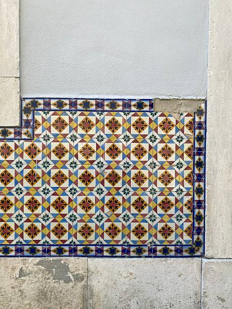 istock Colorful Traditional Azulejo Tile Panel on Historic Lisbon Wall 2246563489