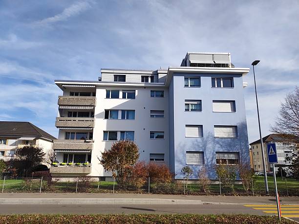 istock Modern Residential Building on a Sunny Day 2246563612