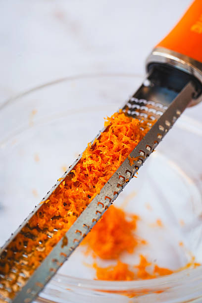 istock Close-up of grated orange zest 2246568557