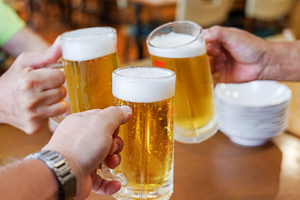 istock Delicious, cold beer at a restaurant 2246578220