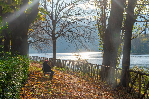 Piediluco, Umbria, Italy: Autumn at an Alpine Lake in the Middle of Umbria