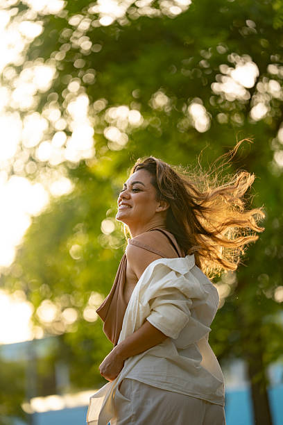 istock Beautiful woman in nature 2246592428