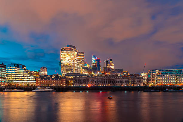 istock London skyline reflecting on the thames at dusk 2246598153