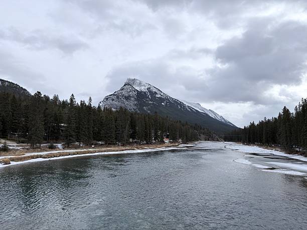 istock Mt Whymper from the Kootenay River 2246598435