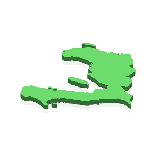 istock 3D Map of Haiti vector stock illustration design template. 2246600178
