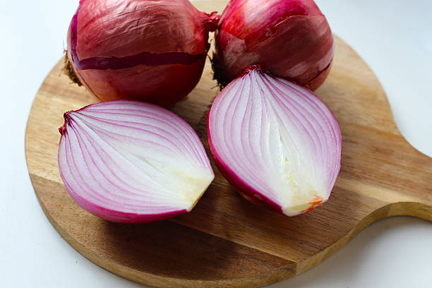istock Fresh red onion. Vegetable for health 2246605393