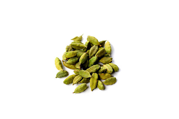 istock Green cardamom pods with aromatic and medicinal benefits. 2246608023