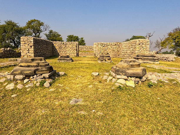 istock Ruins jandial archaeological site showing greek influenced ionic columns and ritual traces 2246626469