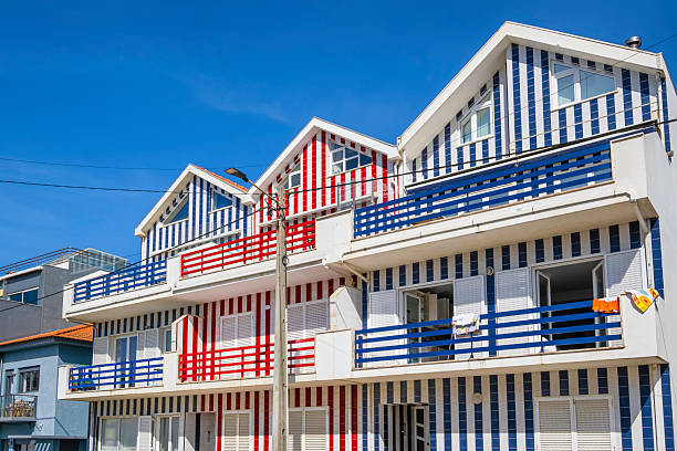 istock Costa Nova do Prado, a Portuguese seaside resort 2246629616
