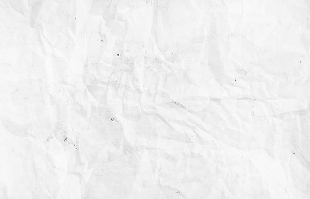 istock White gray coloured crumpled crushed wrinkled stained crinkled paper horizontal recycling vector backgrounds with uneven wrinkles all over plain blank empty waste garbage recycled material torn old discarded page with photocopy printer ink marks stains 2246630095