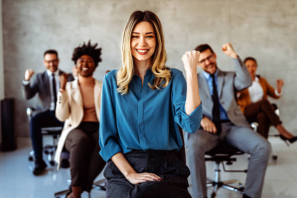 istock Professional in office environment, highlighting teamwork, collaboration, leadership, and innovation 2246642131