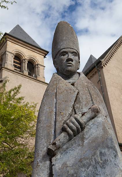Church and religious sculpture at Echternach Belgium