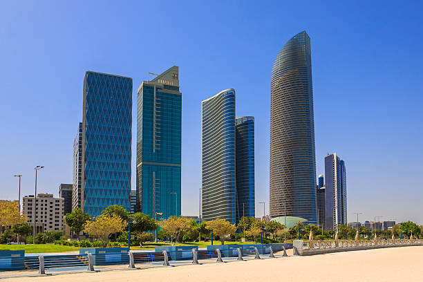 istock Skyscrapers at Cornish Embankment in Abu Dhabi, UAE 2246650106