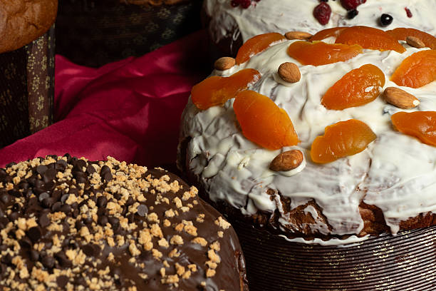 Panettone with chocolate drops very common in Brazil