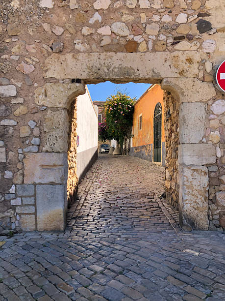 Historic Porta Nova Archway in Faro