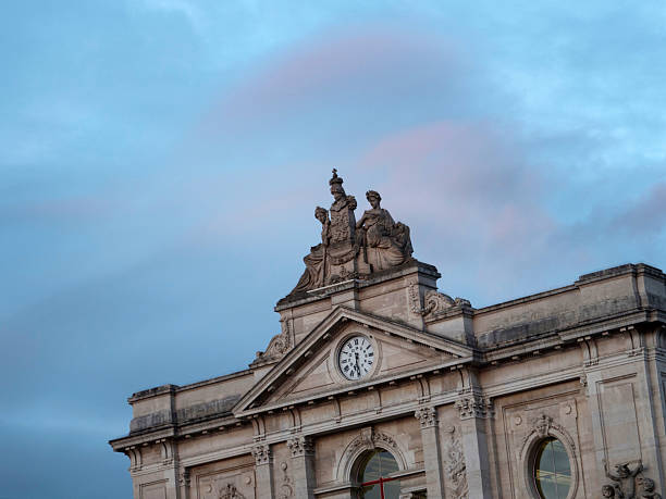 istock Trainstation at night at Leuven Belgium 2246655559