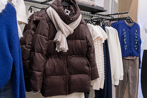 istock Winter clothing display in retail store 2246664662