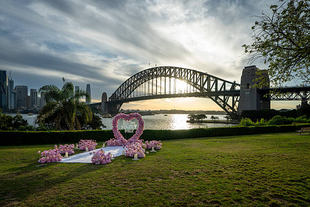 Sunset Magic: ‘Will You Marry Me?’ Over Sydney Harbour from Kirribilli