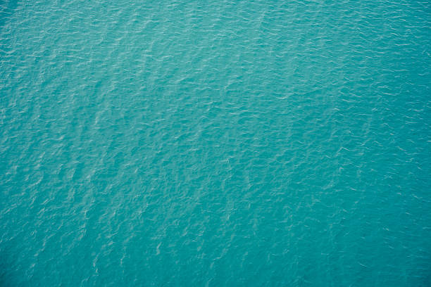 istock Top View of Calm Blue Water Surface with Gentle Ripples, Belarus 2246665646