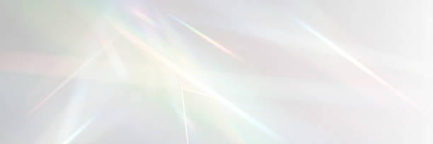 istock Soft pastel crystal light flare with gentle rainbow glow and dreamy blurred highlights. 2246670232