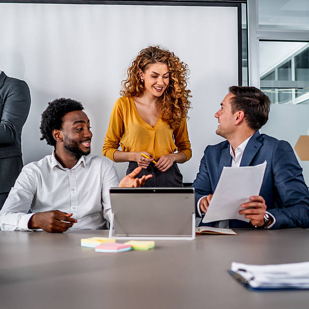 istock Diverse business team collaborating during office meeting 2246682441