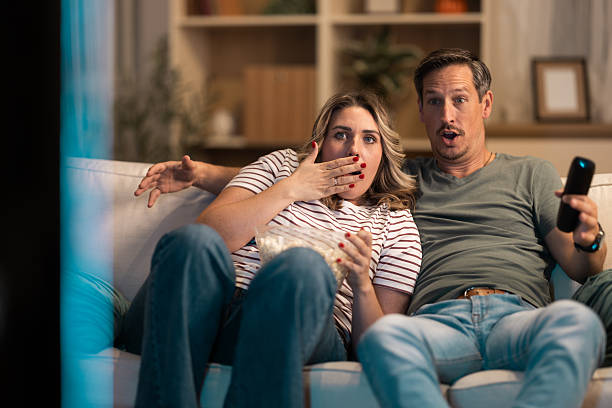 istock Couple Watching Movie 2246685233