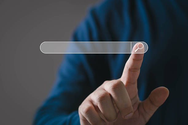 istock A hand touching a virtual search bar symbolizing online search, digital browsing, and internet technology, ideal for concepts of data access, web navigation, and modern user interaction. 2246686964