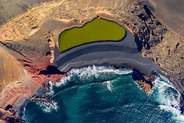 istock El Golfo green lagoon, Lanzarote, Canary Islands 2246687132