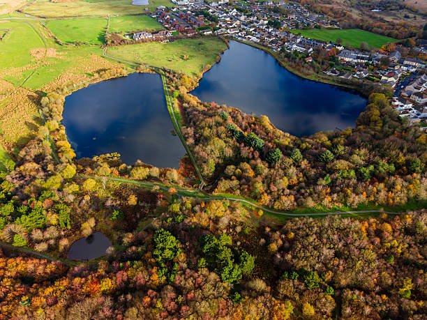 istock Colourful Welsh Valleys Landscape from Above 2246689378
