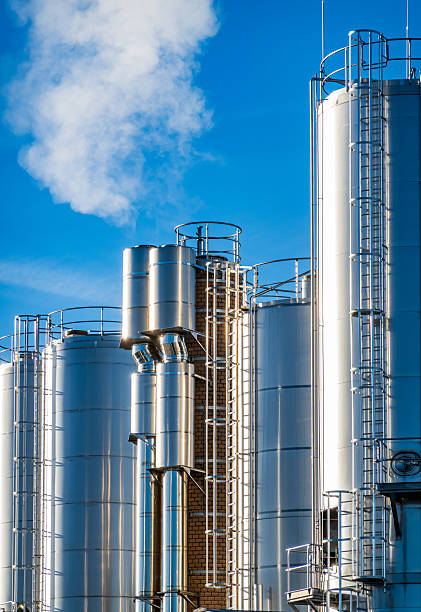 modern industry silo in austria - photo