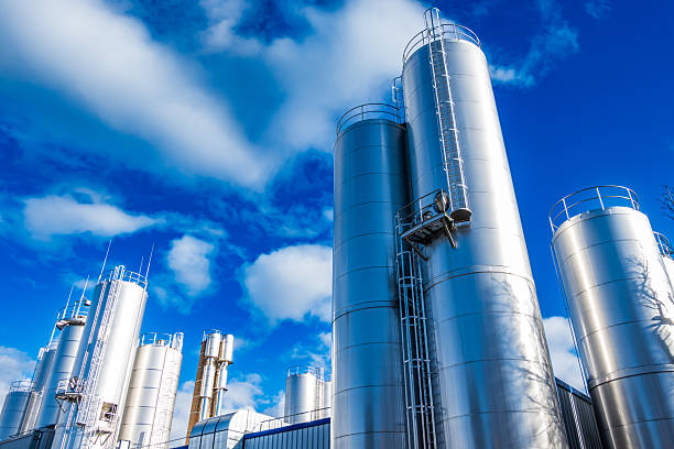 modern industry silo in austria - photo