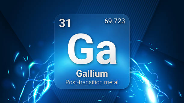 Gallium (Ga) (031) Post Transition Metal, Glass Morphism Element Futuristic Neon Light Glow Background Periodic Table, Chemical Symbol, Name, Atomic Mass, Atomic Number, Vector Illustration Compatible with Adobe Illustrator version 10, No raster and is easy to edit, Illustration contains transparency and blending effectsGallium (Ga) (031) Post Transition Metal, Glass Morphism Element Futuristic Neon Light Glow Background Periodic Table, Chemical Symbol, Name, Atomic Mass, Atomic Number, Vector Illustration gallium illustrations stock illustrations