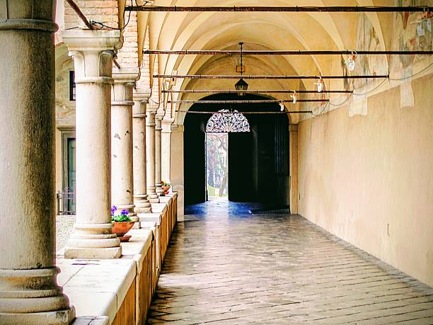 the Former monastery in Udine,Italy