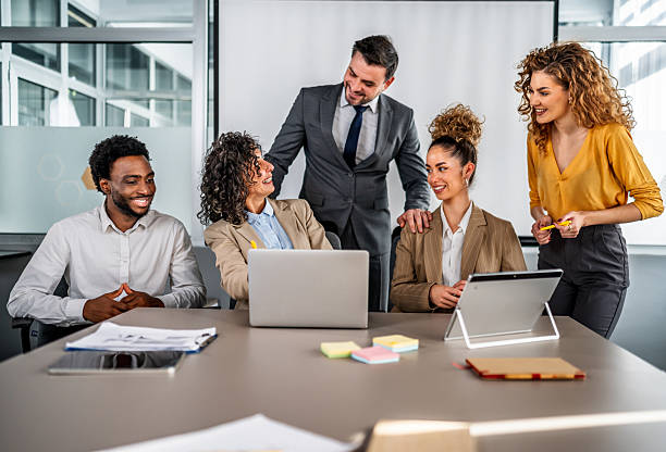 istock Diverse business team collaborating during an office meeting 2246709959