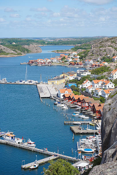istock Harbour and traditional coastal buildings, Sweden 2246711056