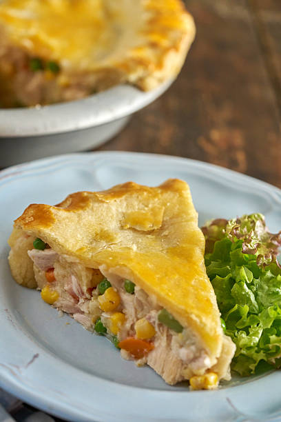 istock Thanksgiving Leftover Pie with Turkey, Vegetables and Boiled Eggs 2246713374