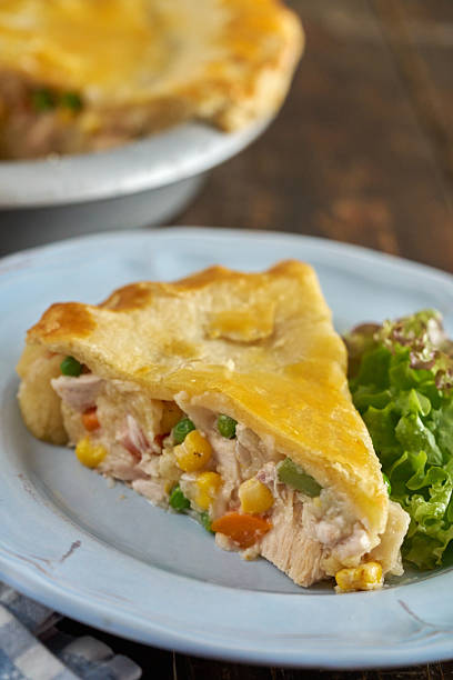 istock Thanksgiving Leftover Pie with Turkey, Vegetables and Boiled Eggs 2246713486