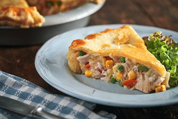 istock Thanksgiving Leftover Pie with Turkey, Vegetables and Boiled Eggs 2246713487