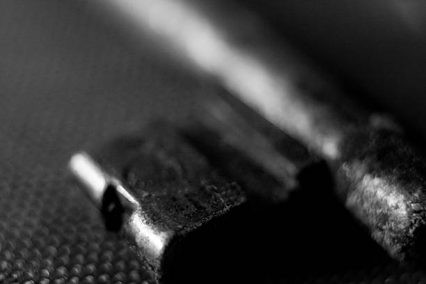 Macro photograph of a key