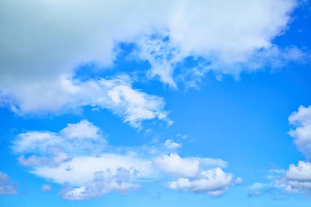 Wonderful fine day sky replacement soft  clouds of New Zealand