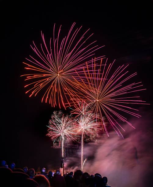 istock Vibrant fireworks illuminating the night sky. 2246724495