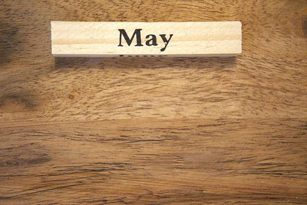 Simple calendar for May 2015