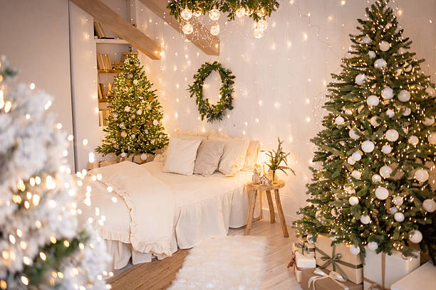 istock A bedroom at Christmas 2246739210