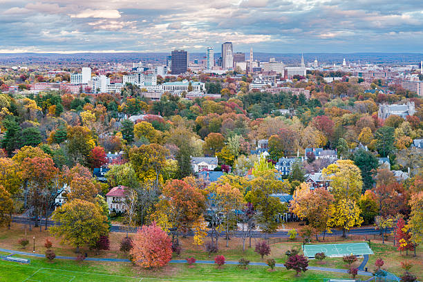 istock Hartford, Connecticut Skyline Aerial View 2246741175