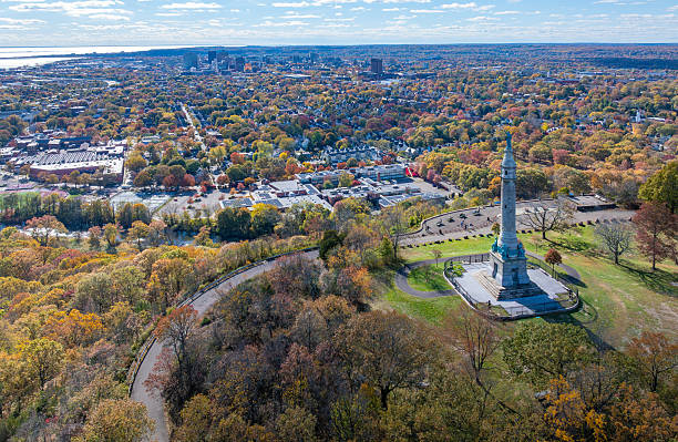 New Haven, Connecticut Aerial Overlook